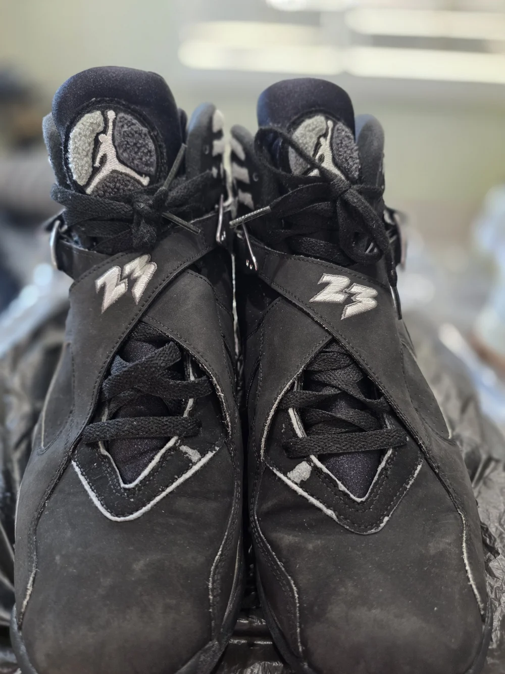 Air Jordan 8 Retro 'Black' Men's Basketball Shoes